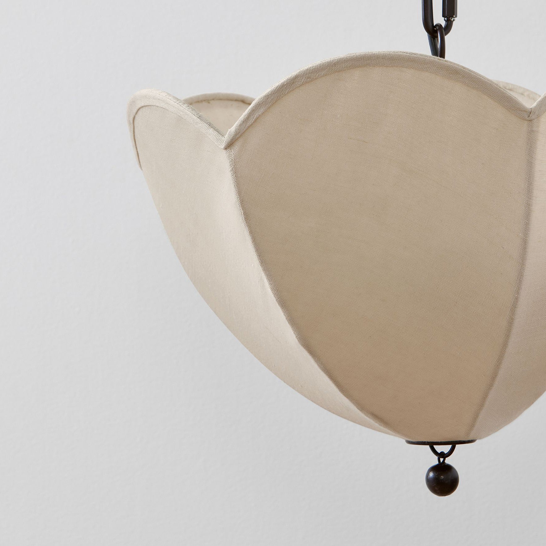 Cimararae Vintage Scoop Metal Fabric Pendant Lamp - Lamp Copper