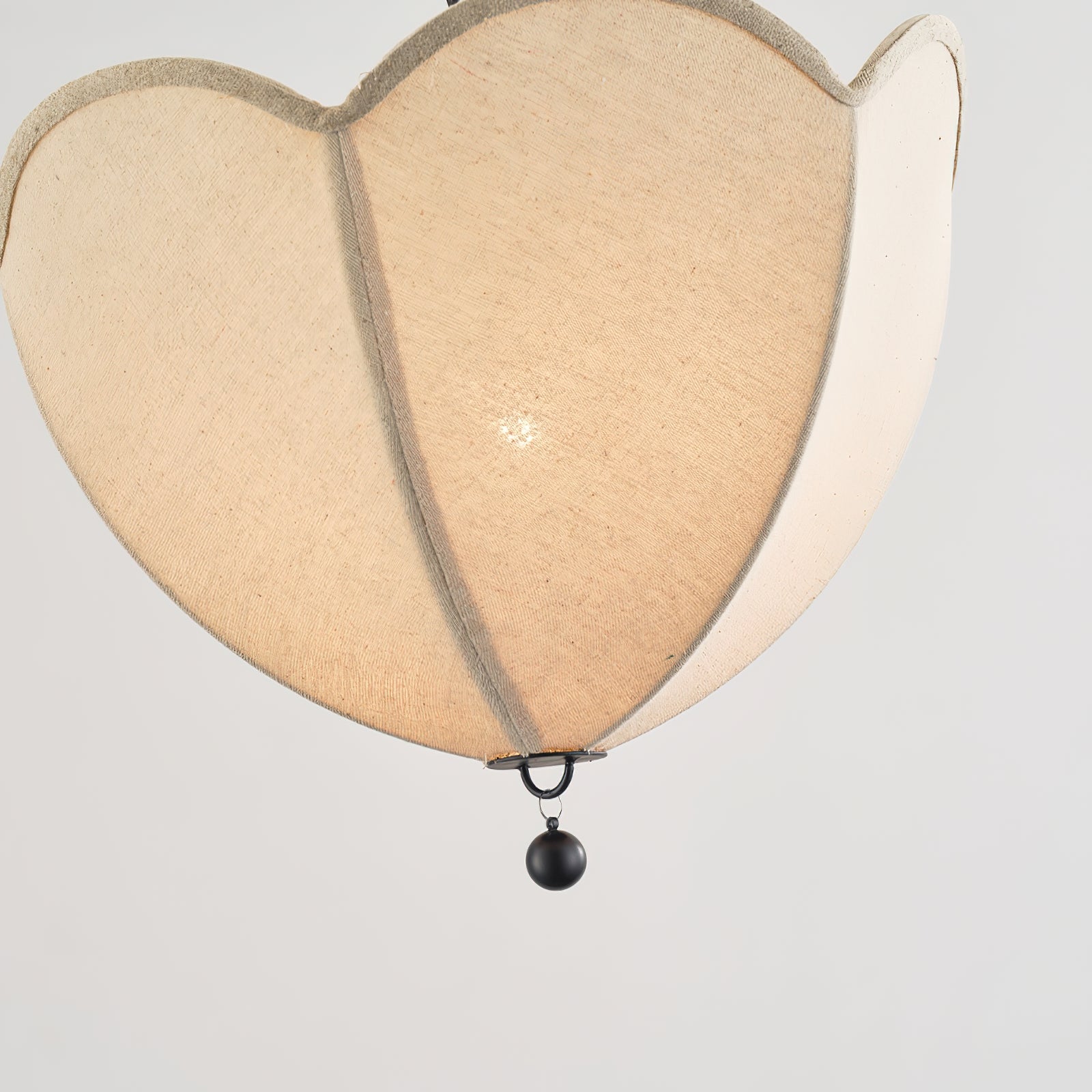 Cimararae Vintage Scoop Metal Fabric Pendant Lamp - Lamp Copper