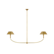 Turlington Vintage Industrial Brass Metal Chandelier - Lamp Copper