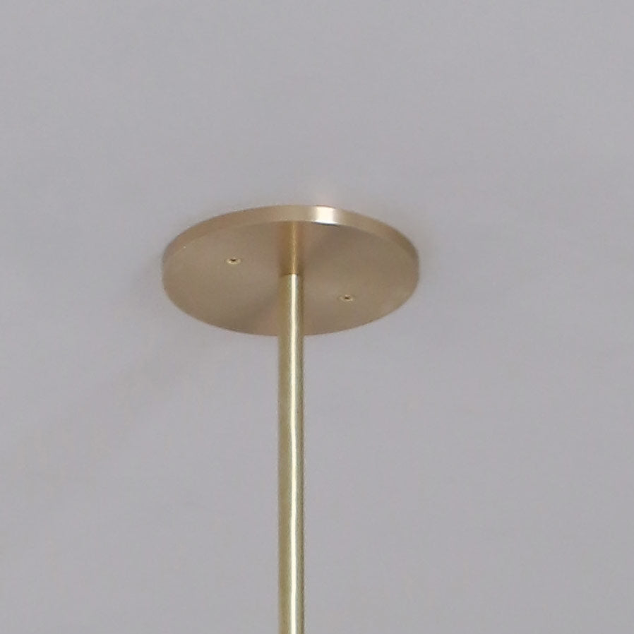 Irina Modern Minimalist Brass Glass Pendant Lamp - Lamp Copper