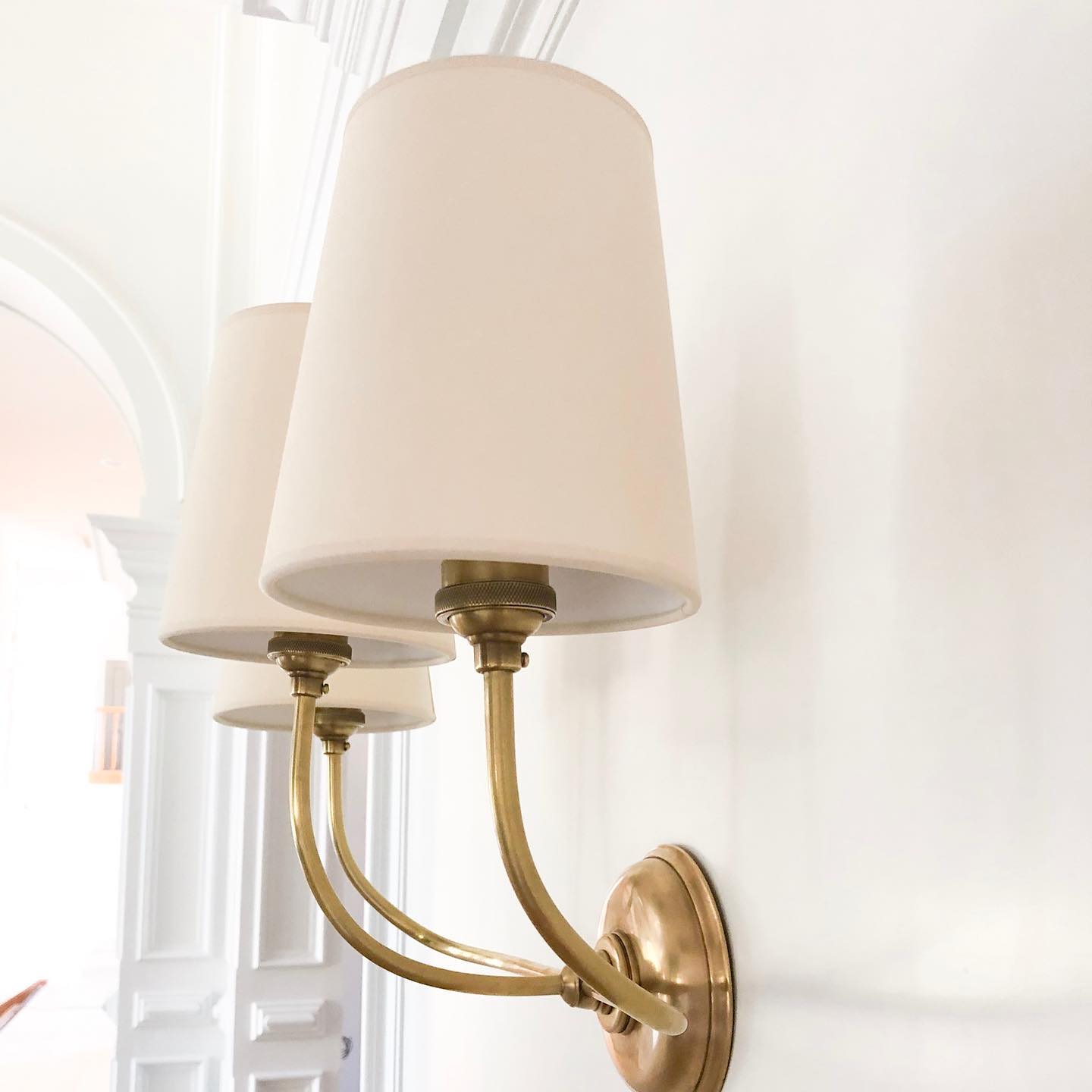 Olvaror Vintage Industrial Metal Fabric Sconce Wall Lamp - Lamp Copper