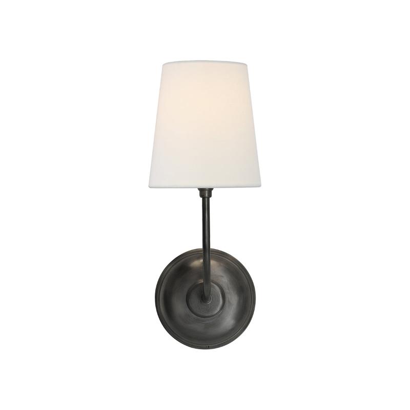 Olvaror Vintage Industrial Metal Fabric Sconce Wall Lamp - Lamp Copper