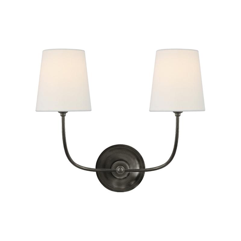 Olvaror Vintage Industrial Metal Fabric Sconce Wall Lamp - Lamp Copper