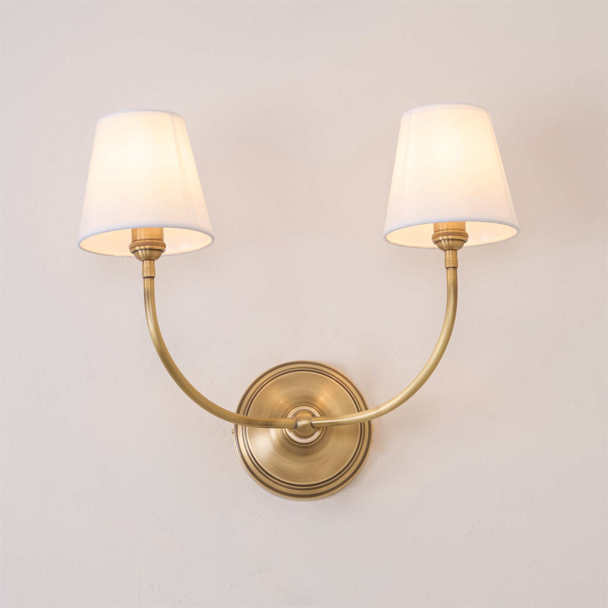 Olvaror Vintage Industrial Metal Fabric Sconce Wall Lamp - Lamp Copper