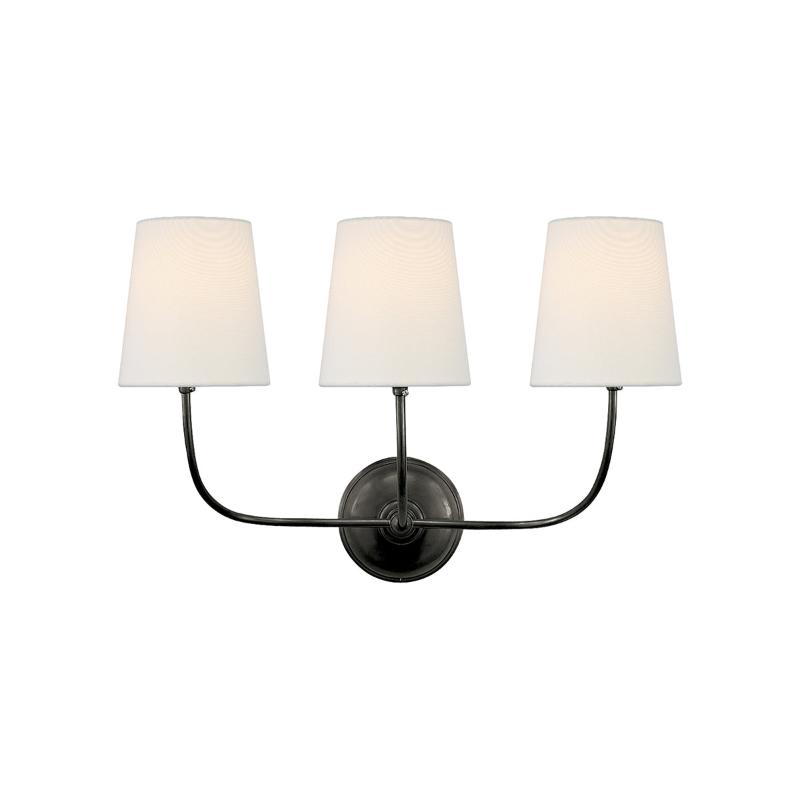 Olvaror Vintage Industrial Metal Fabric Sconce Wall Lamp - Lamp Copper