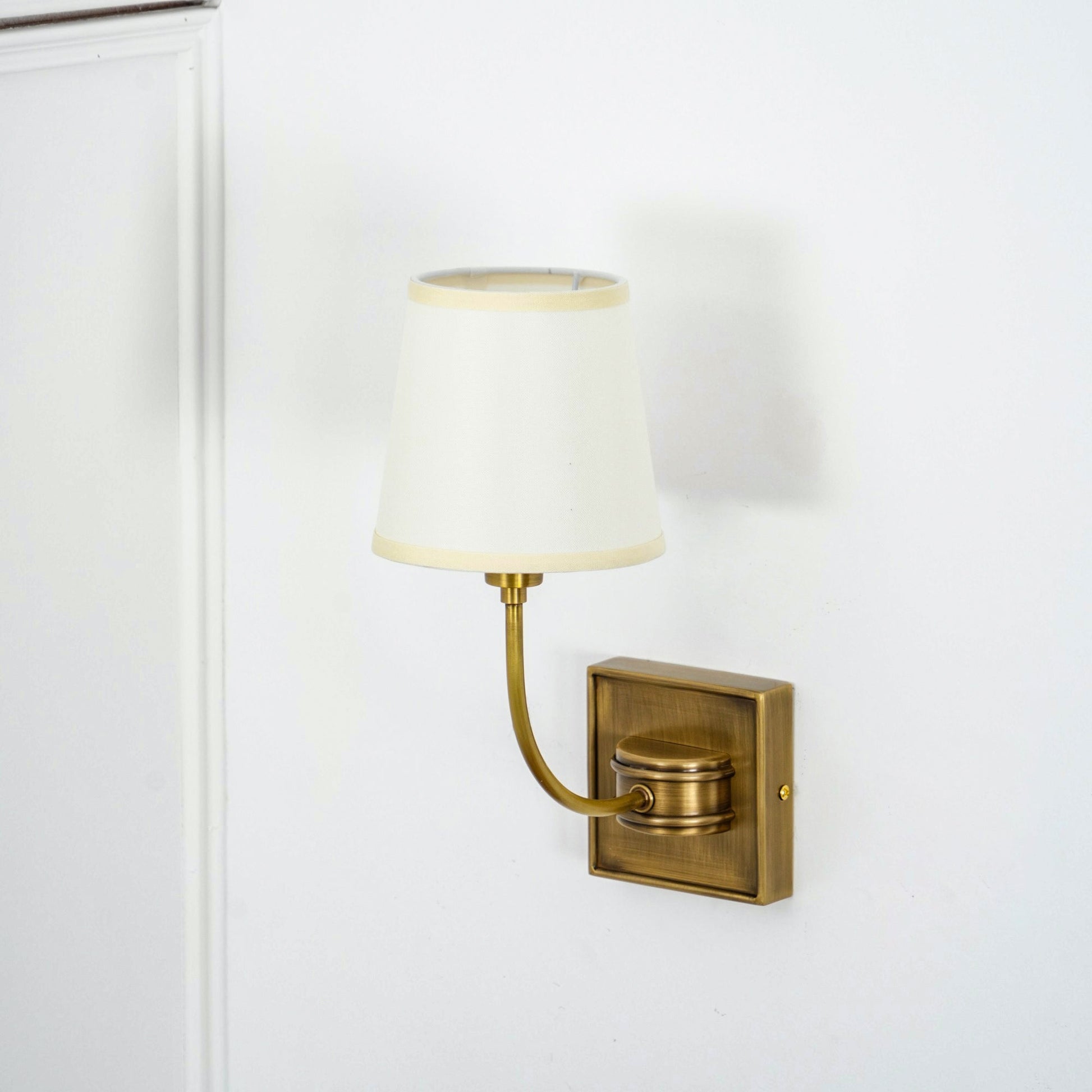 Olvaror Vintage Industrial Metal Fabric Sconce Wall Lamp - Lamp Copper