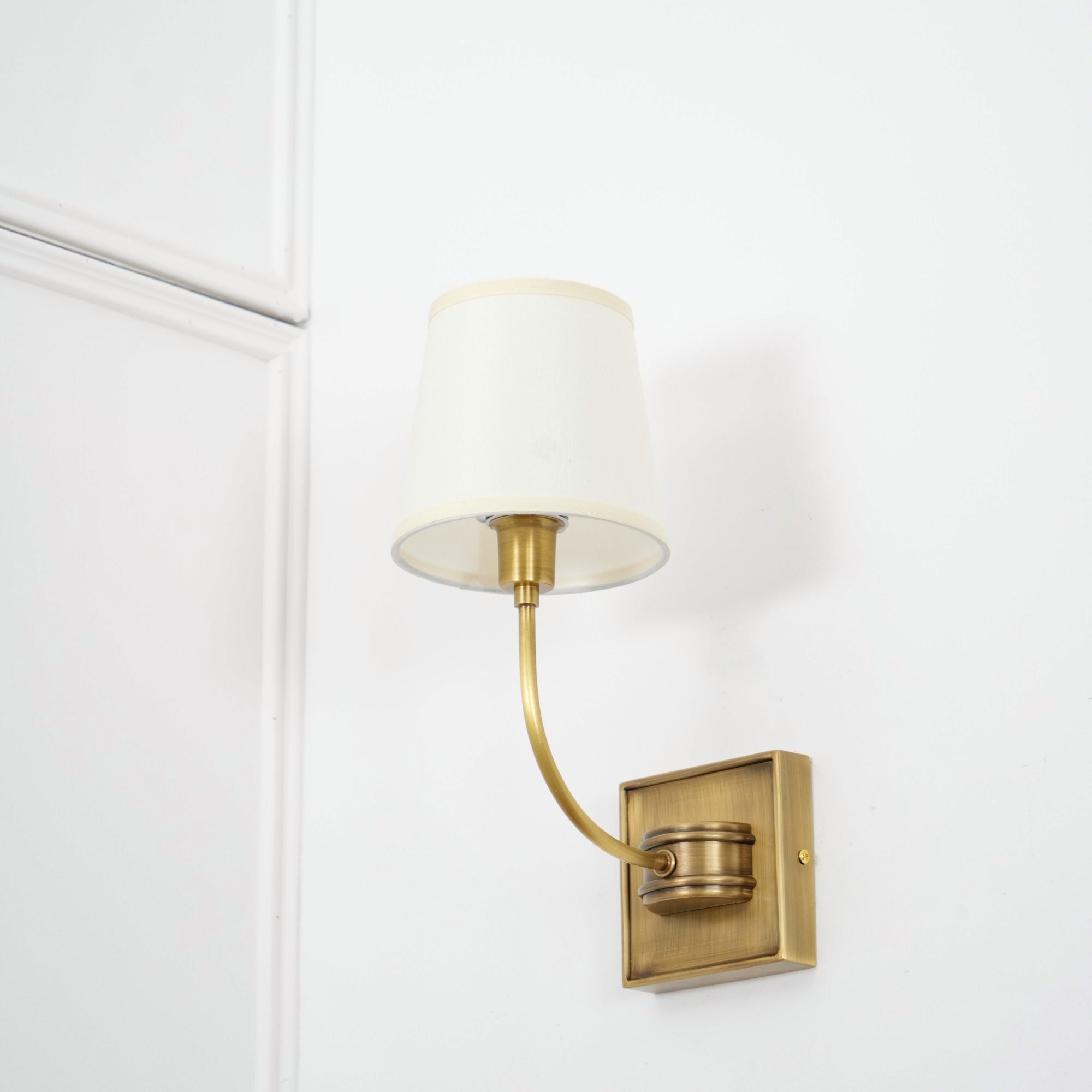 Olvaror Vintage Industrial Metal Fabric Sconce Wall Lamp - Lamp Copper