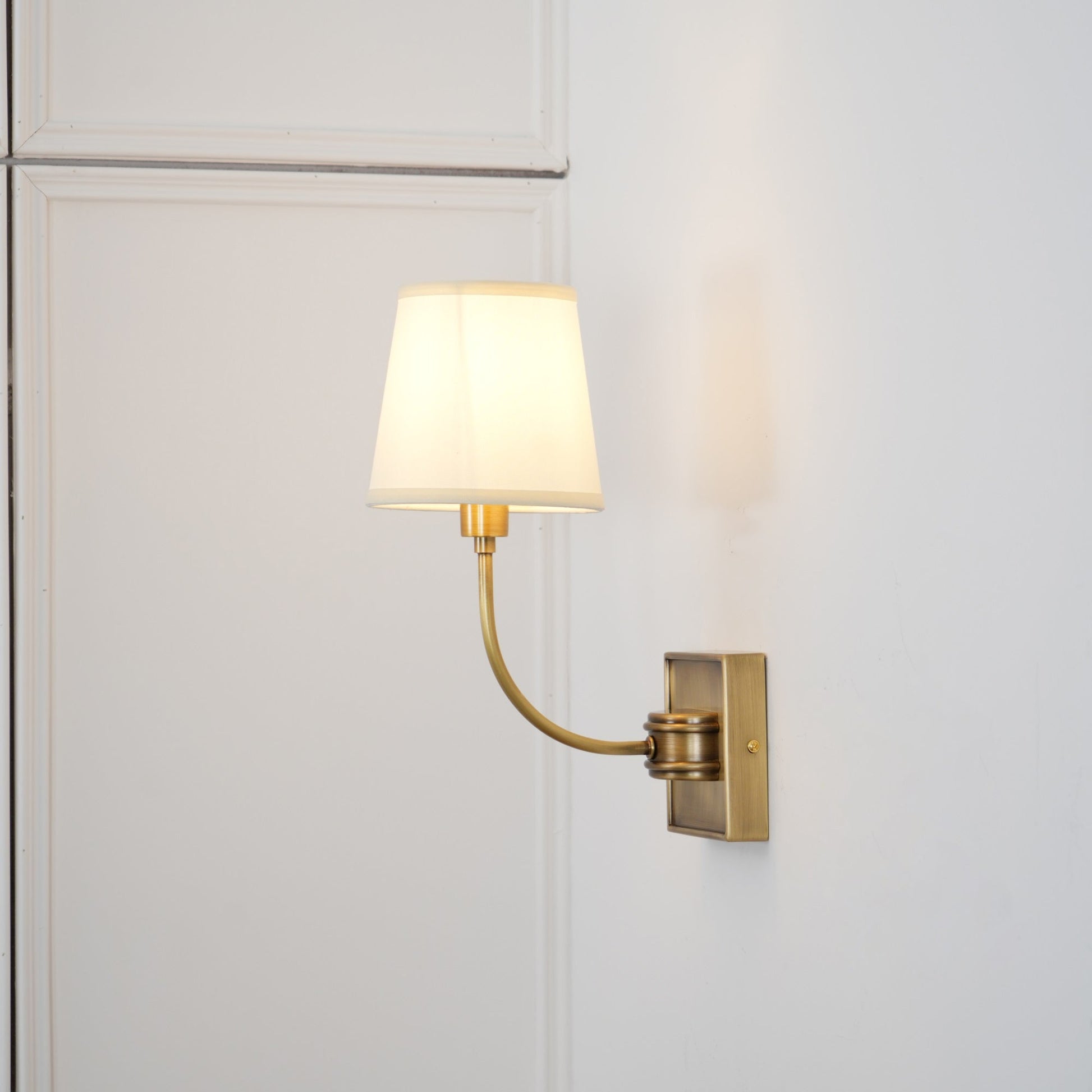 Olvaror Vintage Industrial Metal Fabric Sconce Wall Lamp - Lamp Copper