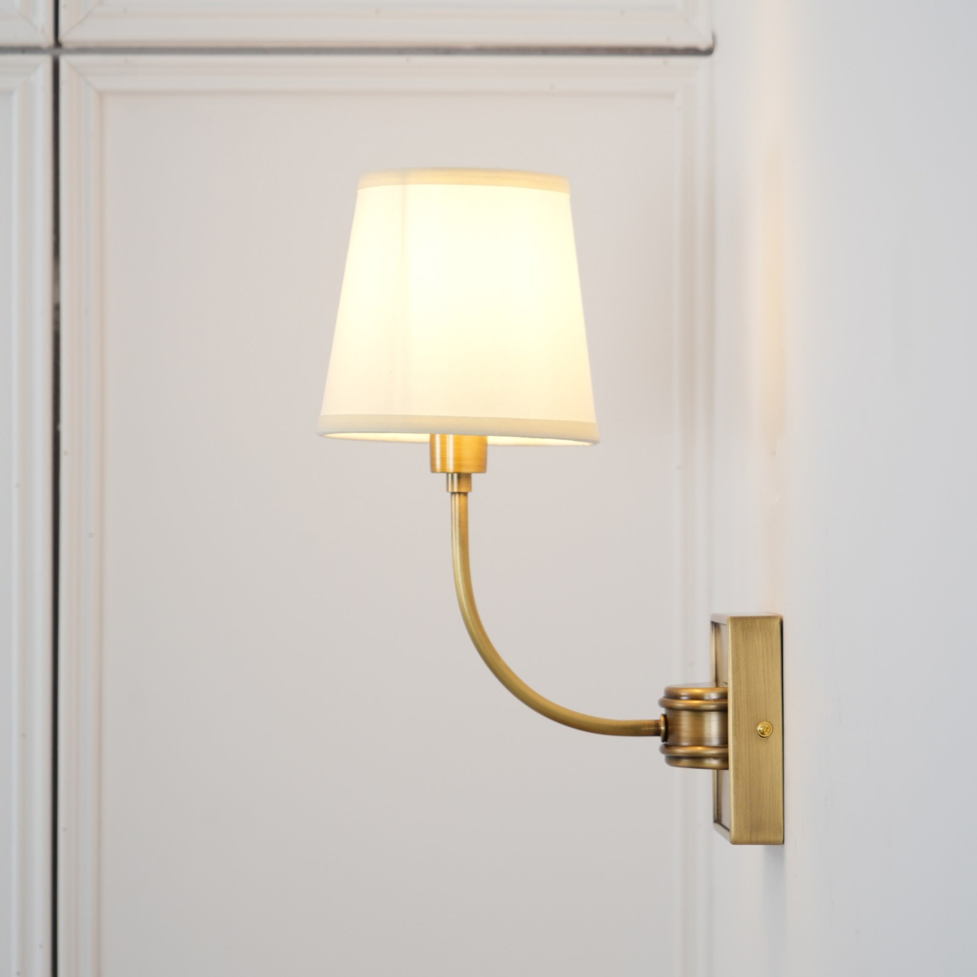 Olvaror Vintage Industrial Metal Fabric Sconce Wall Lamp - Lamp Copper