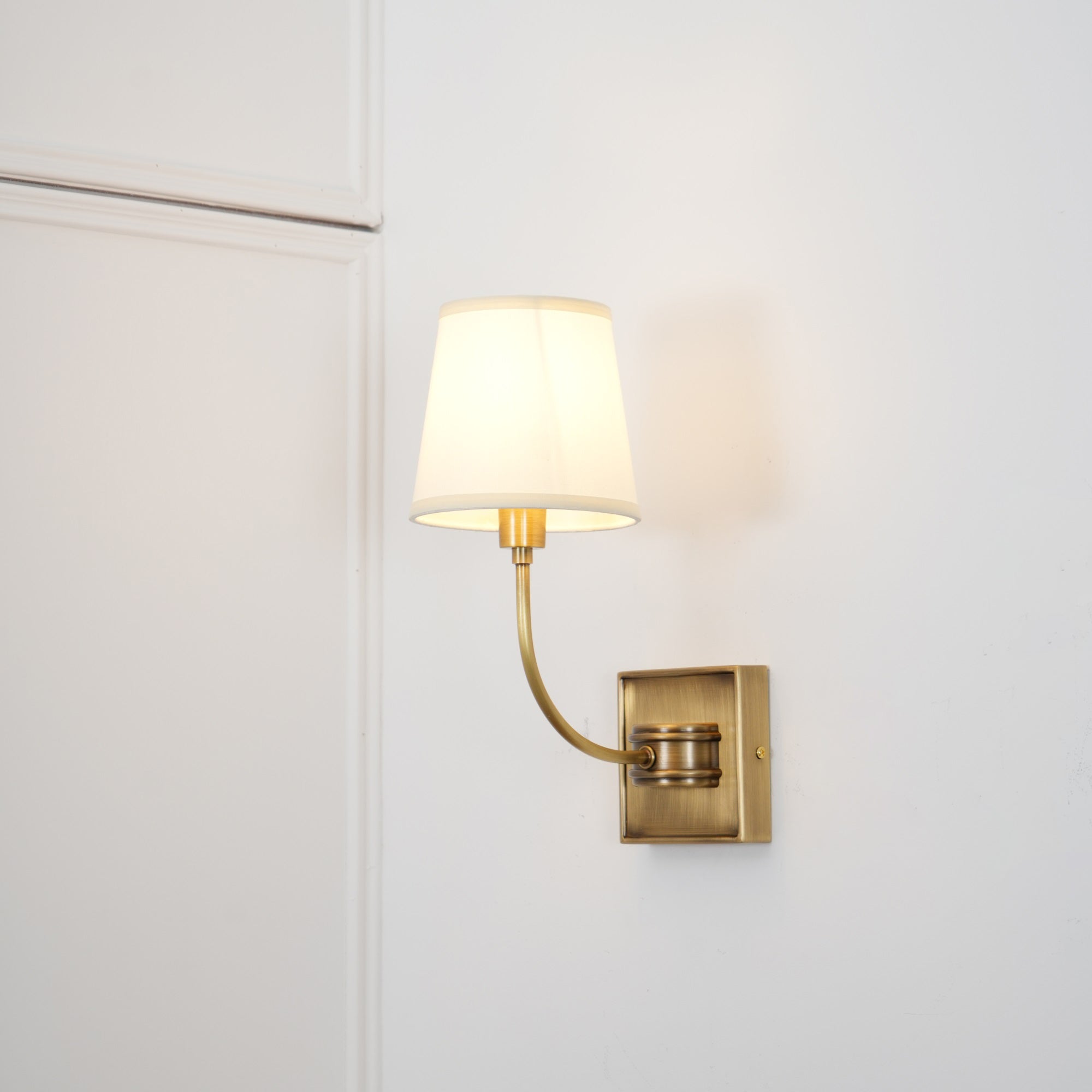 Olvaror Vintage Industrial Metal Fabric Sconce Wall Lamp - Lamp Copper