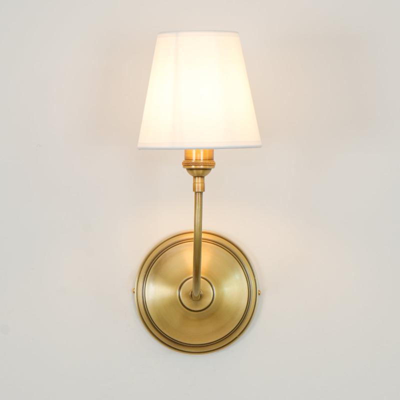 Olvaror Vintage Industrial Metal Fabric Sconce Wall Lamp - Lamp Copper
