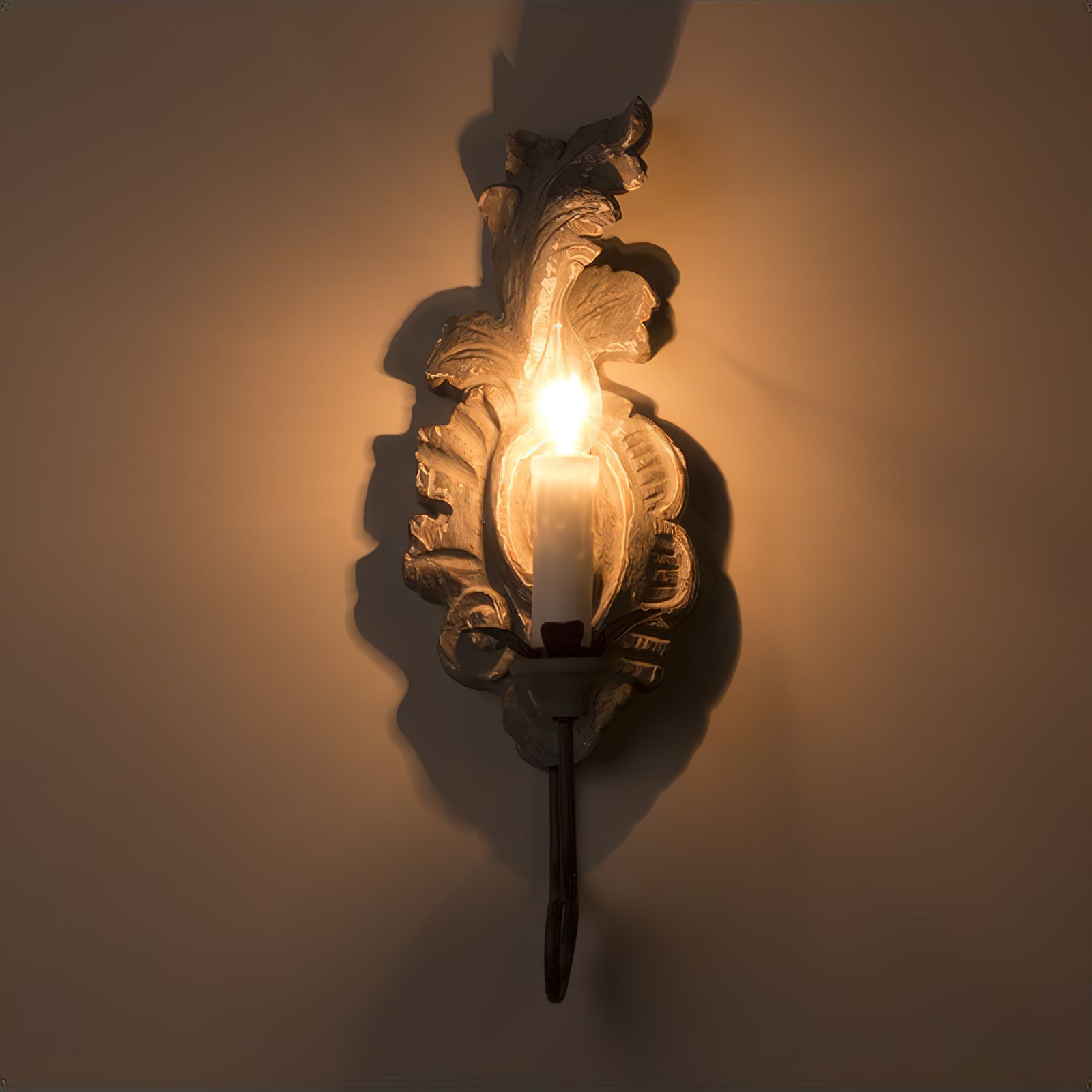 Olsilel Elegance Vintage Resin Metal Sconce Wall Lamp - Lamp Copper