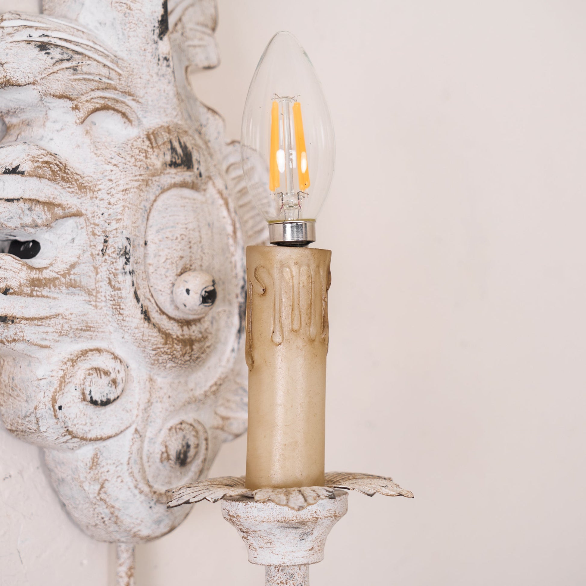 Olsilel Elegance Vintage Resin Metal Sconce Wall Lamp - Lamp Copper