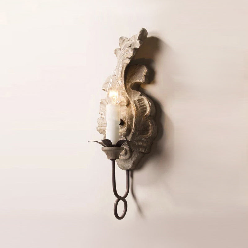 Olsilel Elegance Vintage Resin Metal Sconce Wall Lamp - Lamp Copper