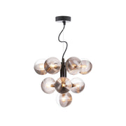Alnorel 10-light Individual Creativity Metal Glass Chandelier - Lamp Copper