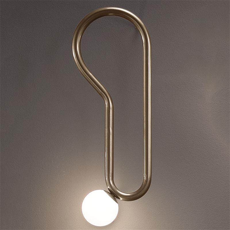 Oldore Individual Creativity Brass Glass Wall Lamp - Lamp Copper