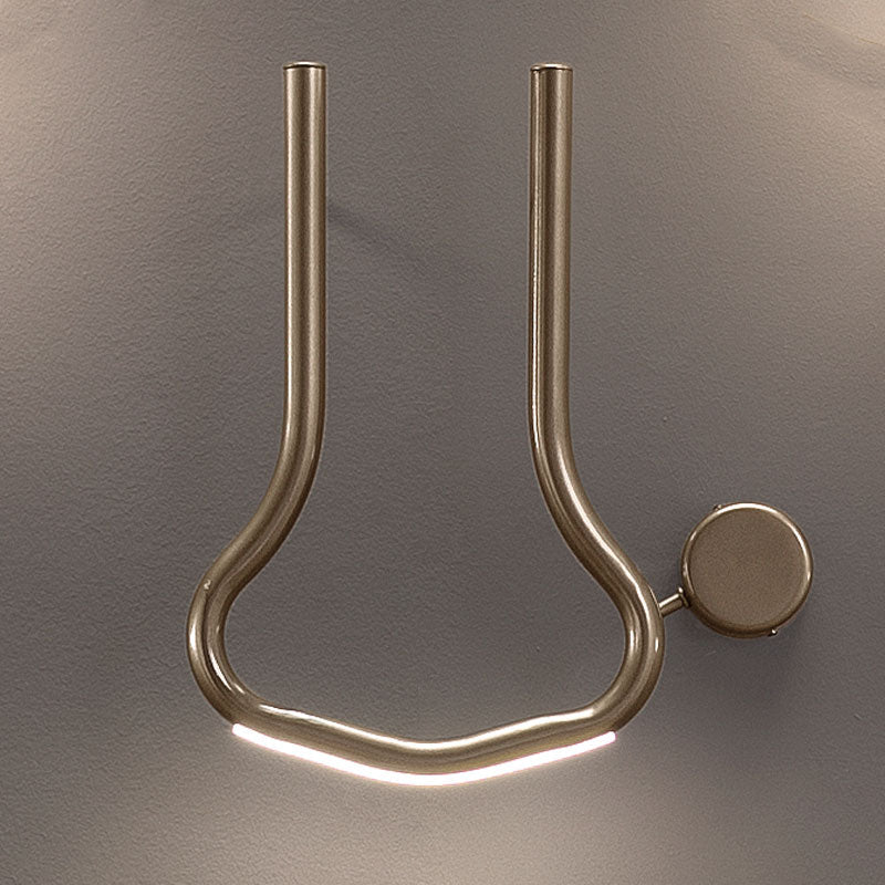Oldore Individual Creativity Brass Glass Wall Lamp - Lamp Copper