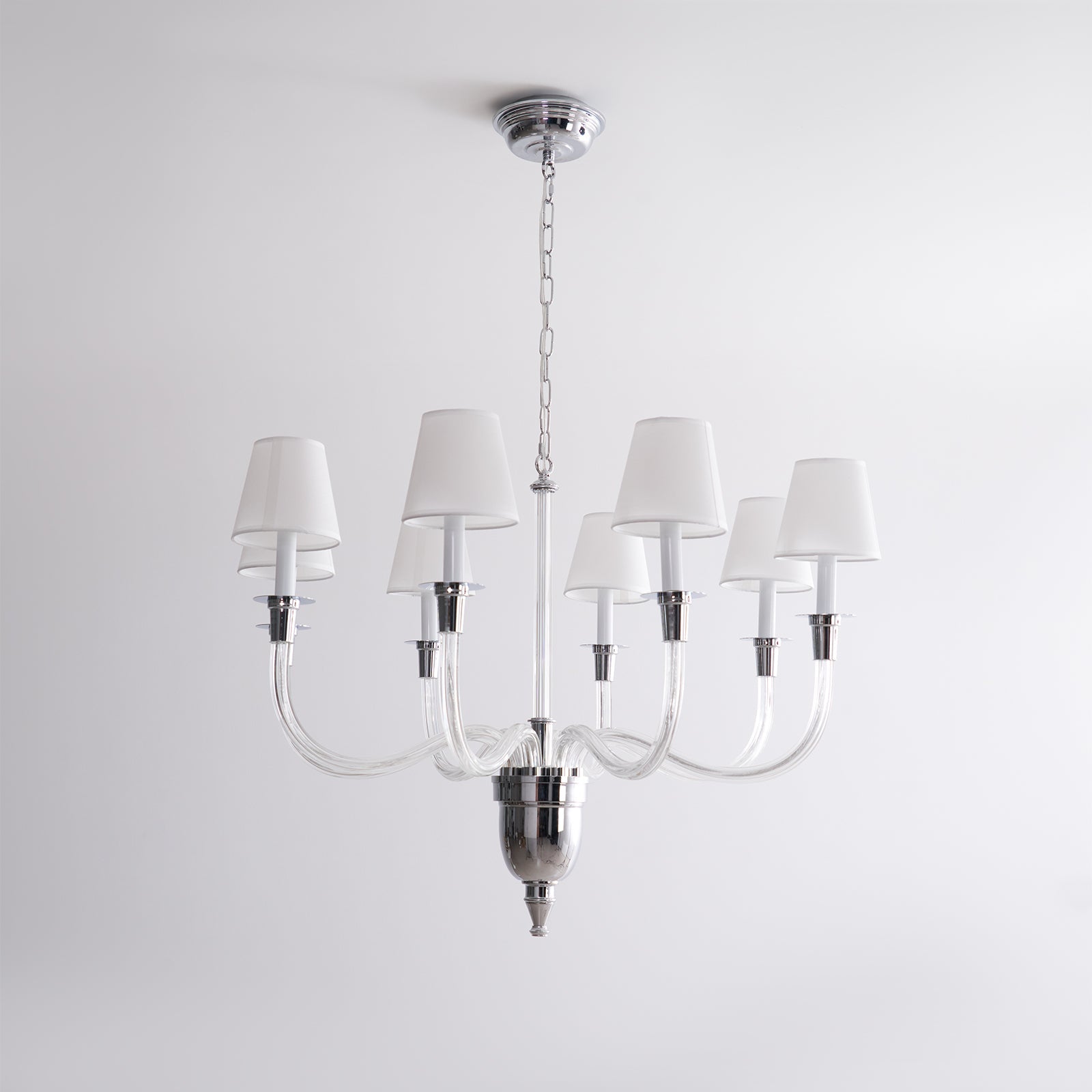 Syvinor Postmodern Luxury Crystal Fabric Chandelier - Lamp Copper