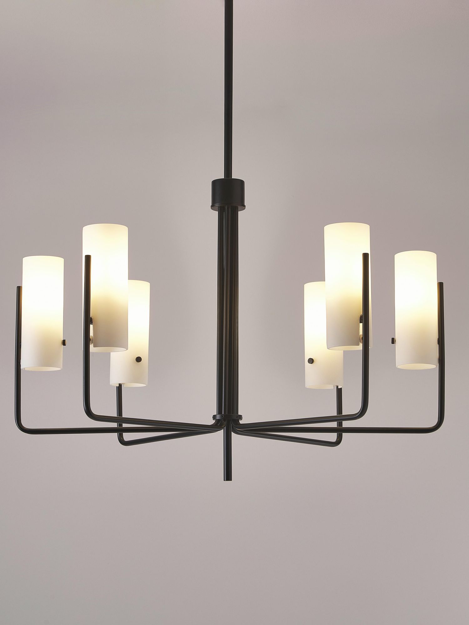 Ivraeus Vintage Industrial Brass Glass Chandelier - Lamp Copper