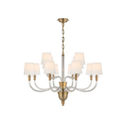 Syvinor Postmodern Luxury Crystal Fabric Chandelier - Lamp Copper