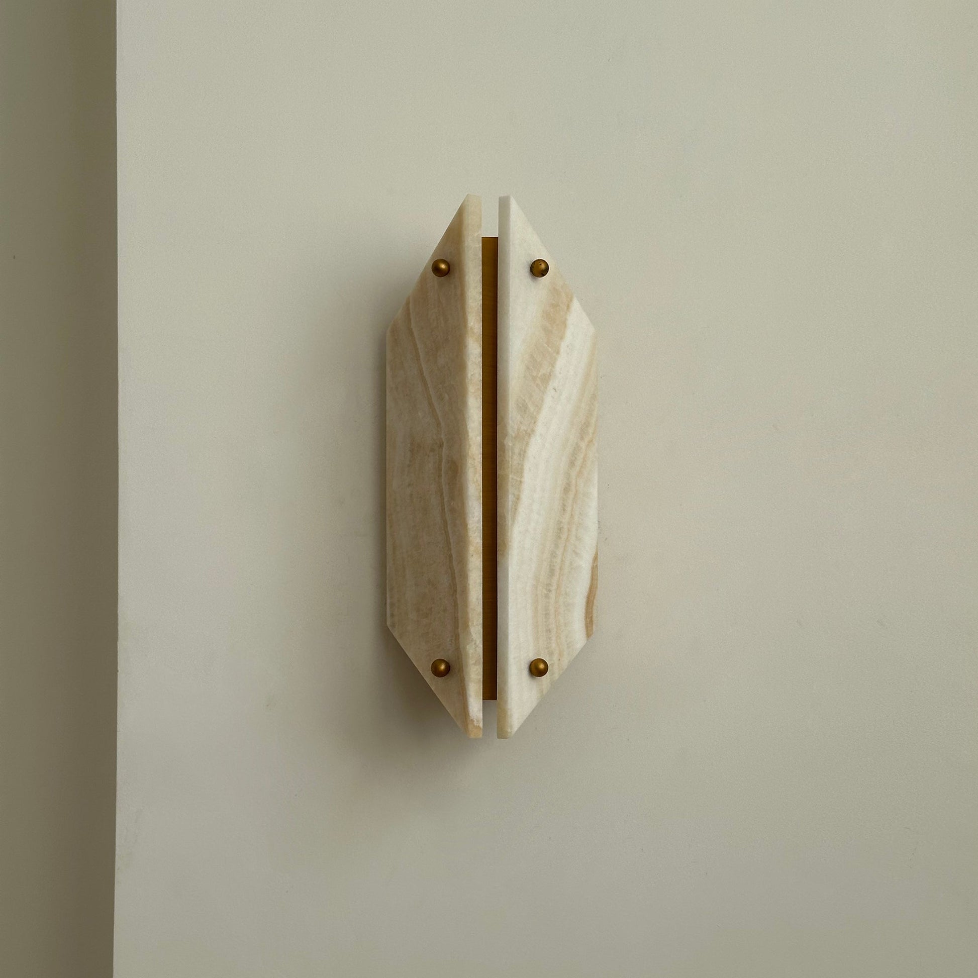Elaeira Individual Creativity Stone Alabaster Wall Lamp - Lamp Copper