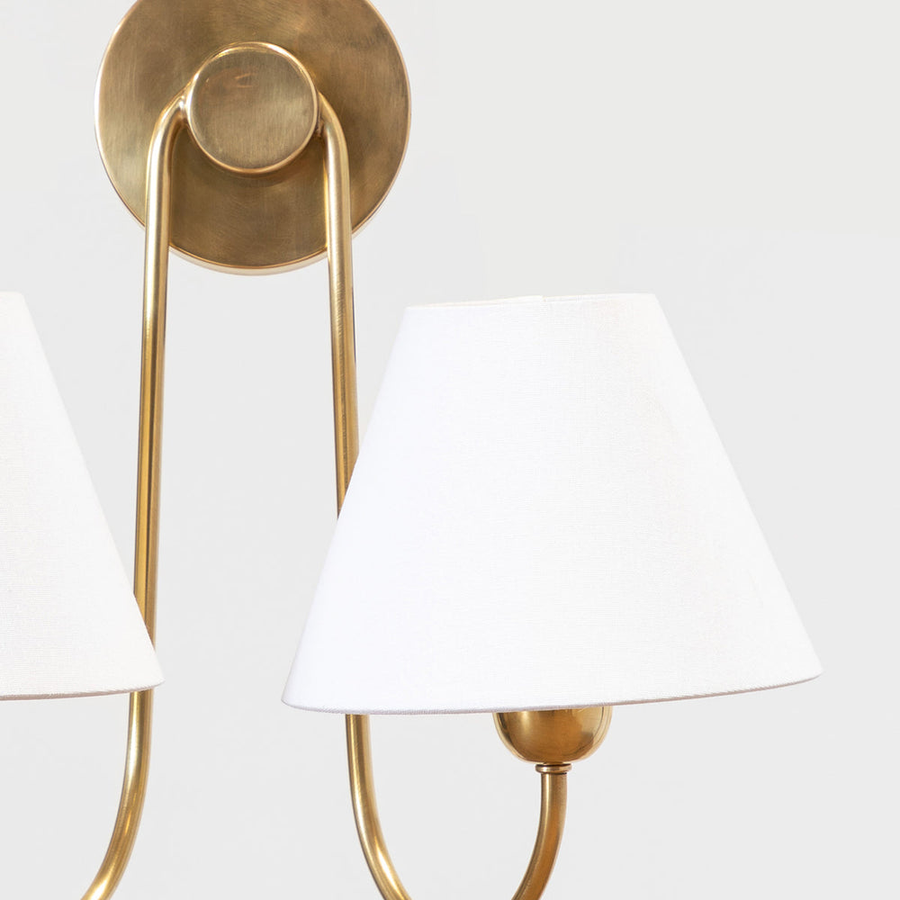 Clover Double Swoop Sconce