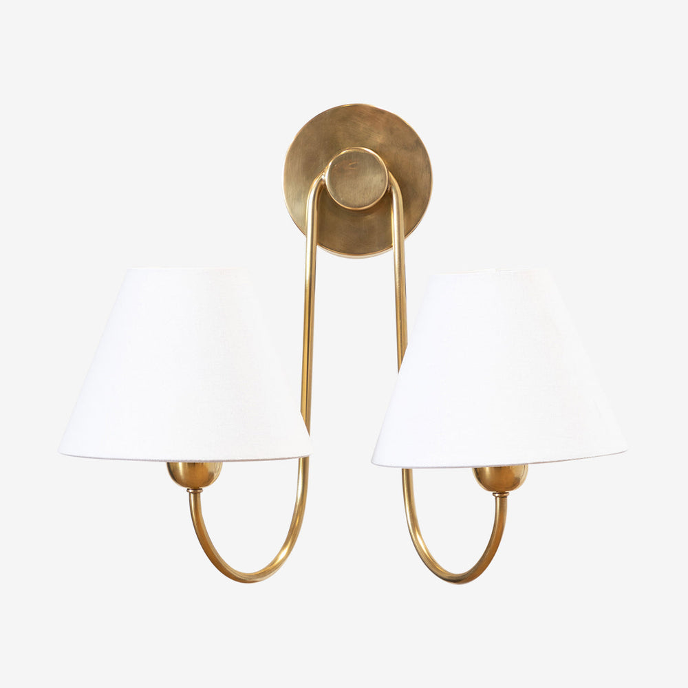 Clover Double Swoop Sconce