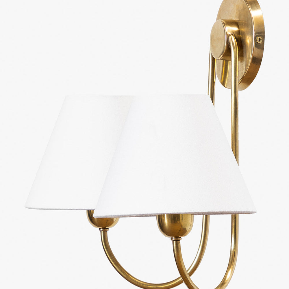 Clover Double Swoop Sconce