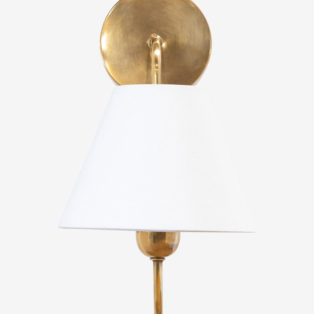 Rose Single Swoop Sconce
