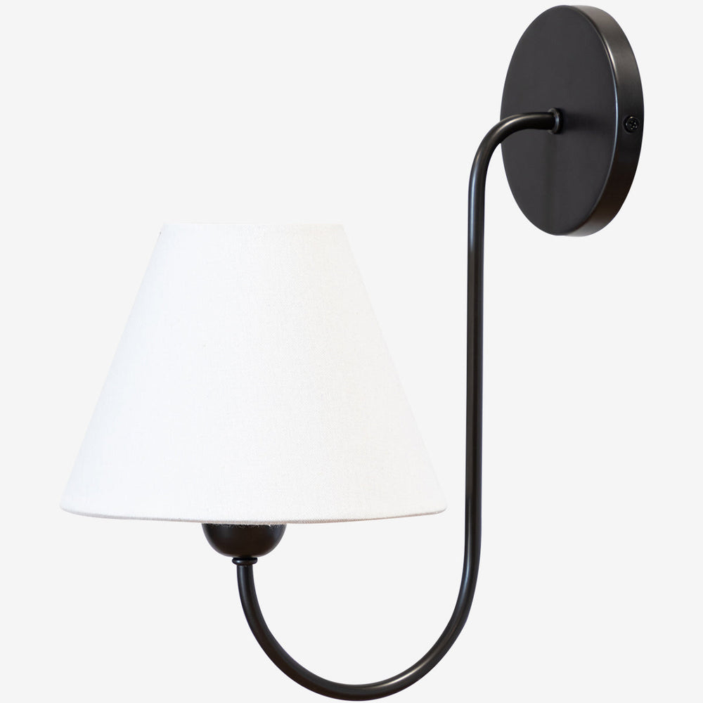 Rose Single Swoop Sconce