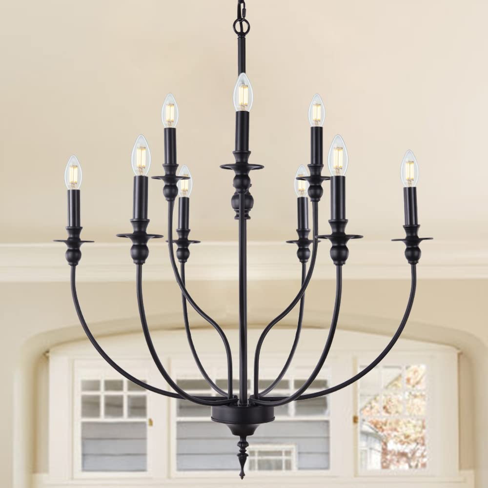 Silva Modern LED Chandelier Metal Bedroom Living Room - Letslighting