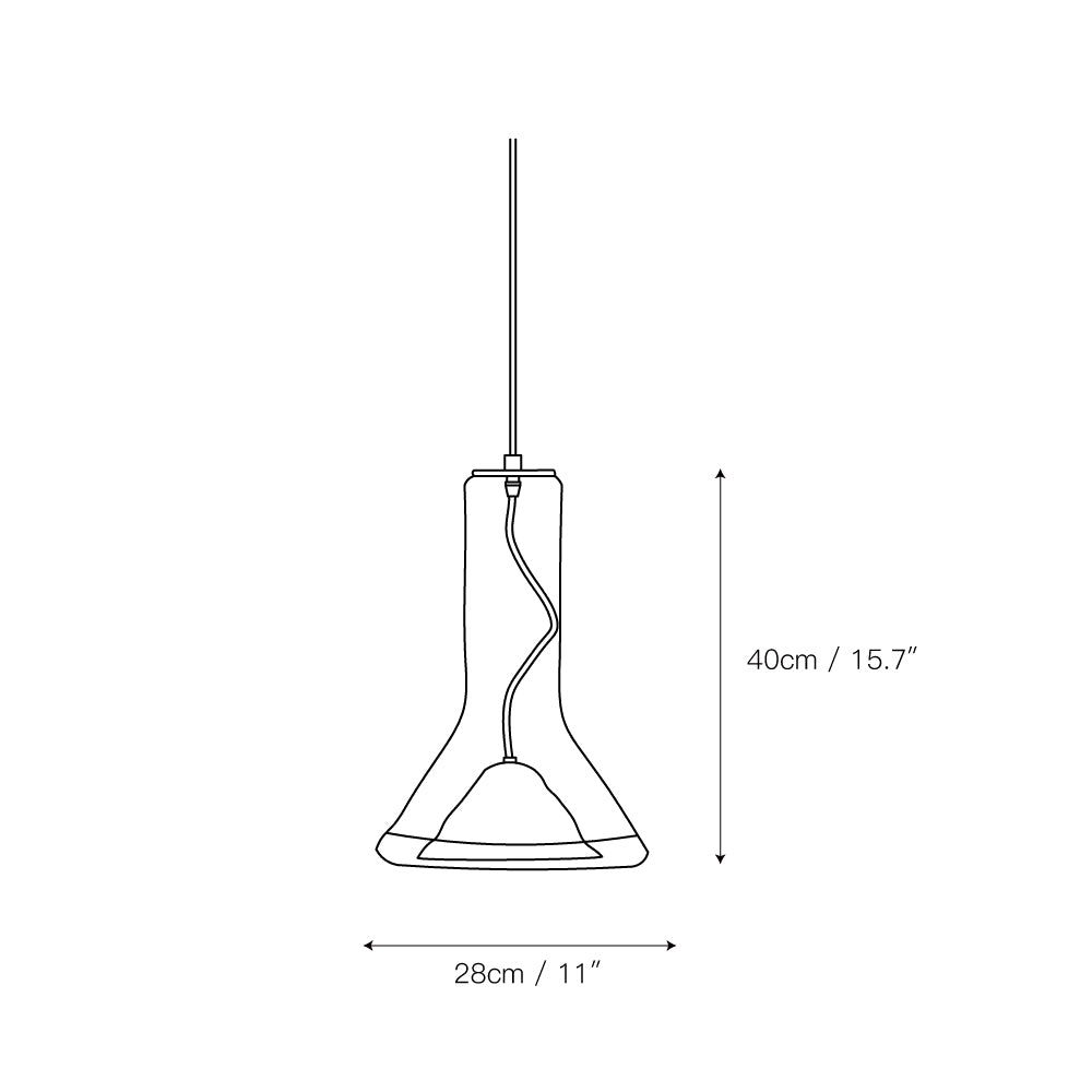 Nyzorora Modern Minimalist Metal Pendant Light - Lamp Copper