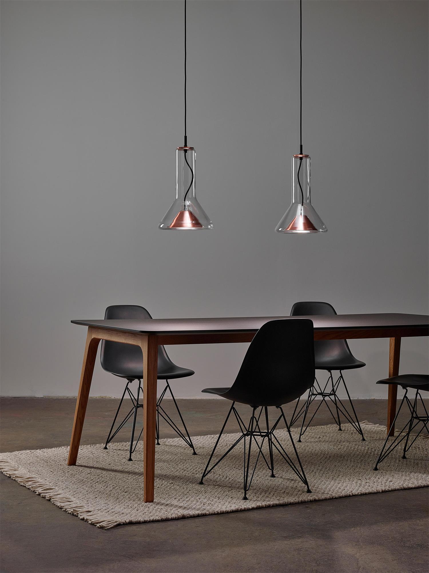 Nyzorora Modern Minimalist Metal Pendant Light - Lamp Copper