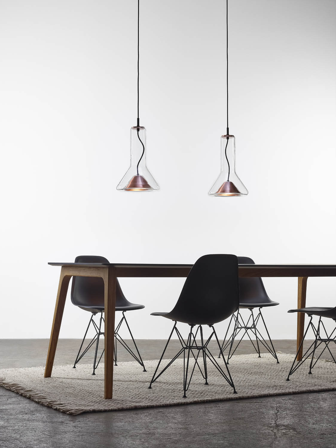 Nyzorora Modern Minimalist Metal Pendant Light - Lamp Copper
