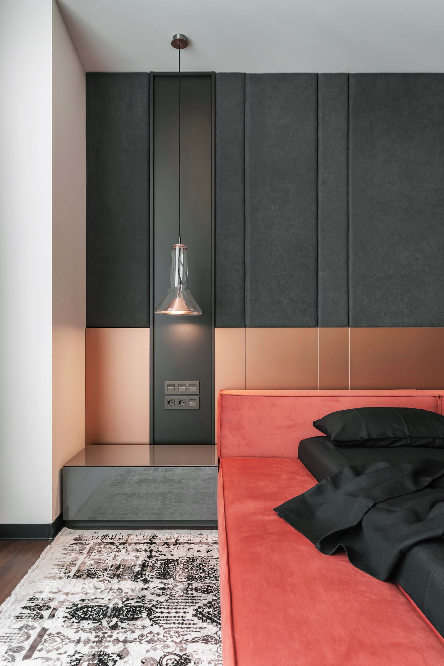 Nyzorora Modern Minimalist Metal Pendant Light - Lamp Copper