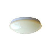 Alcaria Modern Minimalist Metal Glass Flush Ceiling Light - Lamp Copper