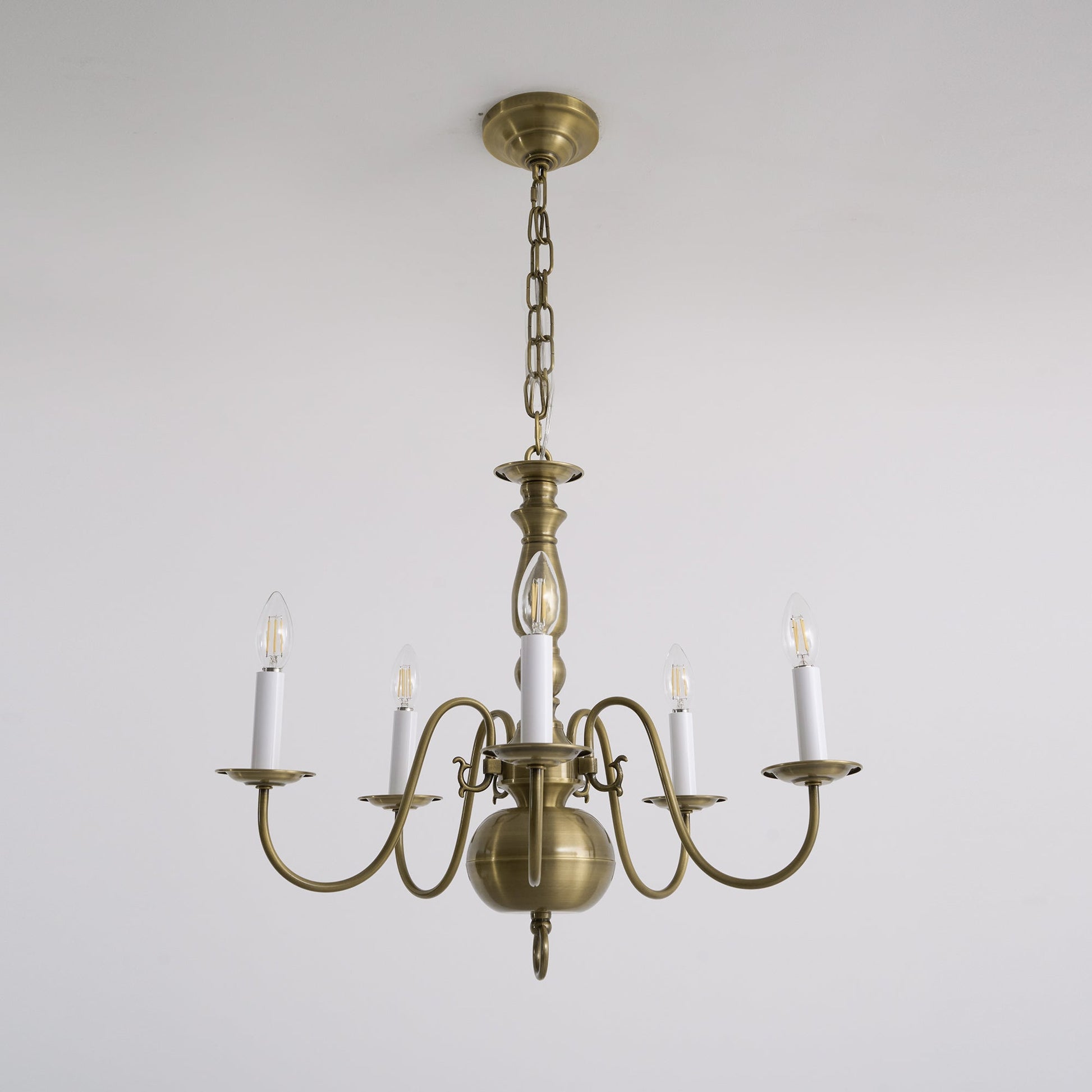 Mydorisra Vintage Industrial Metal Chandelier - Lamp Copper