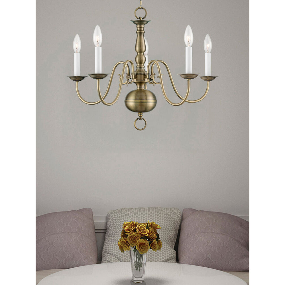 Mydorisra Vintage Industrial Metal Chandelier - Lamp Copper