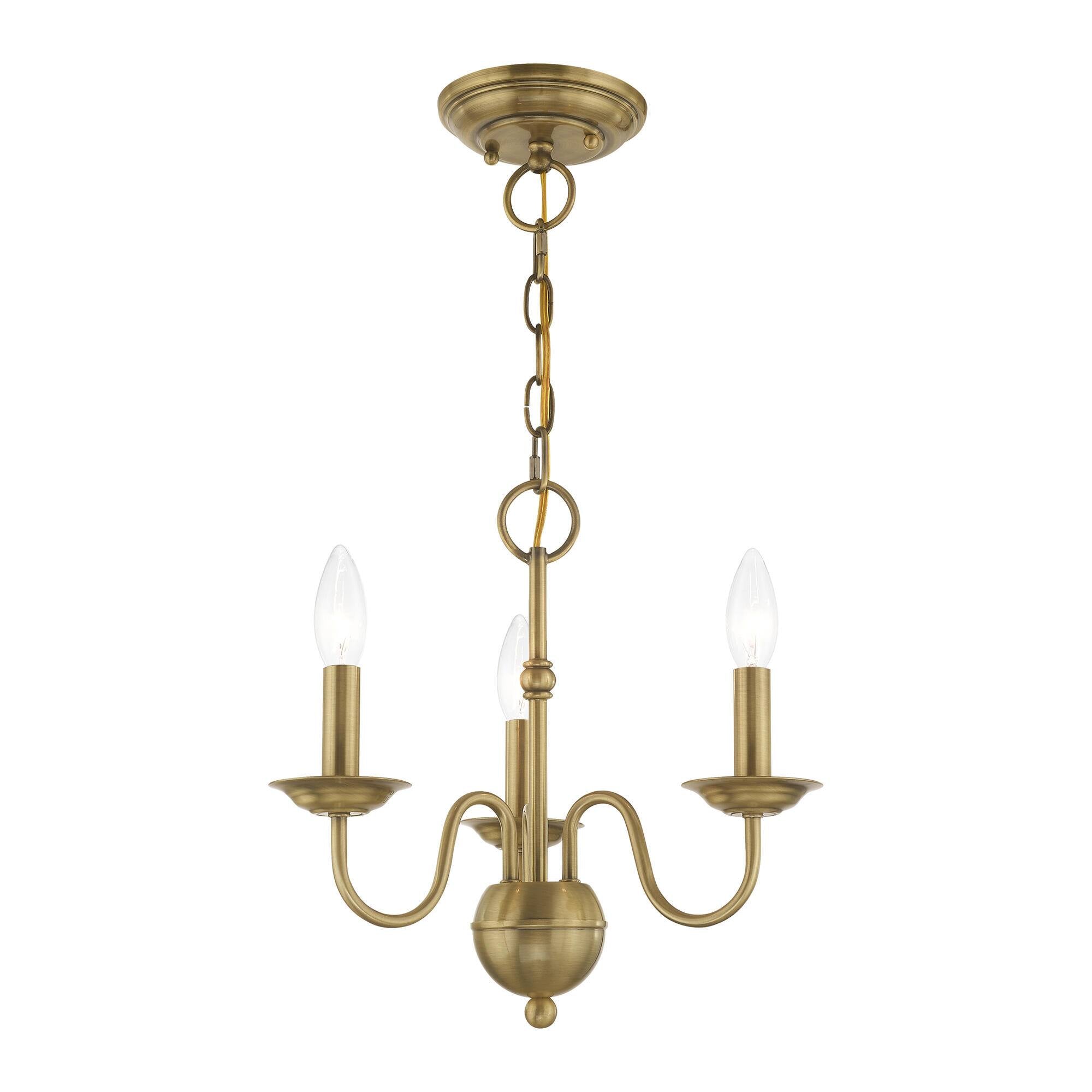 Avvarir Vintage Industrial Brass Metal Chandelier - Lamp Copper