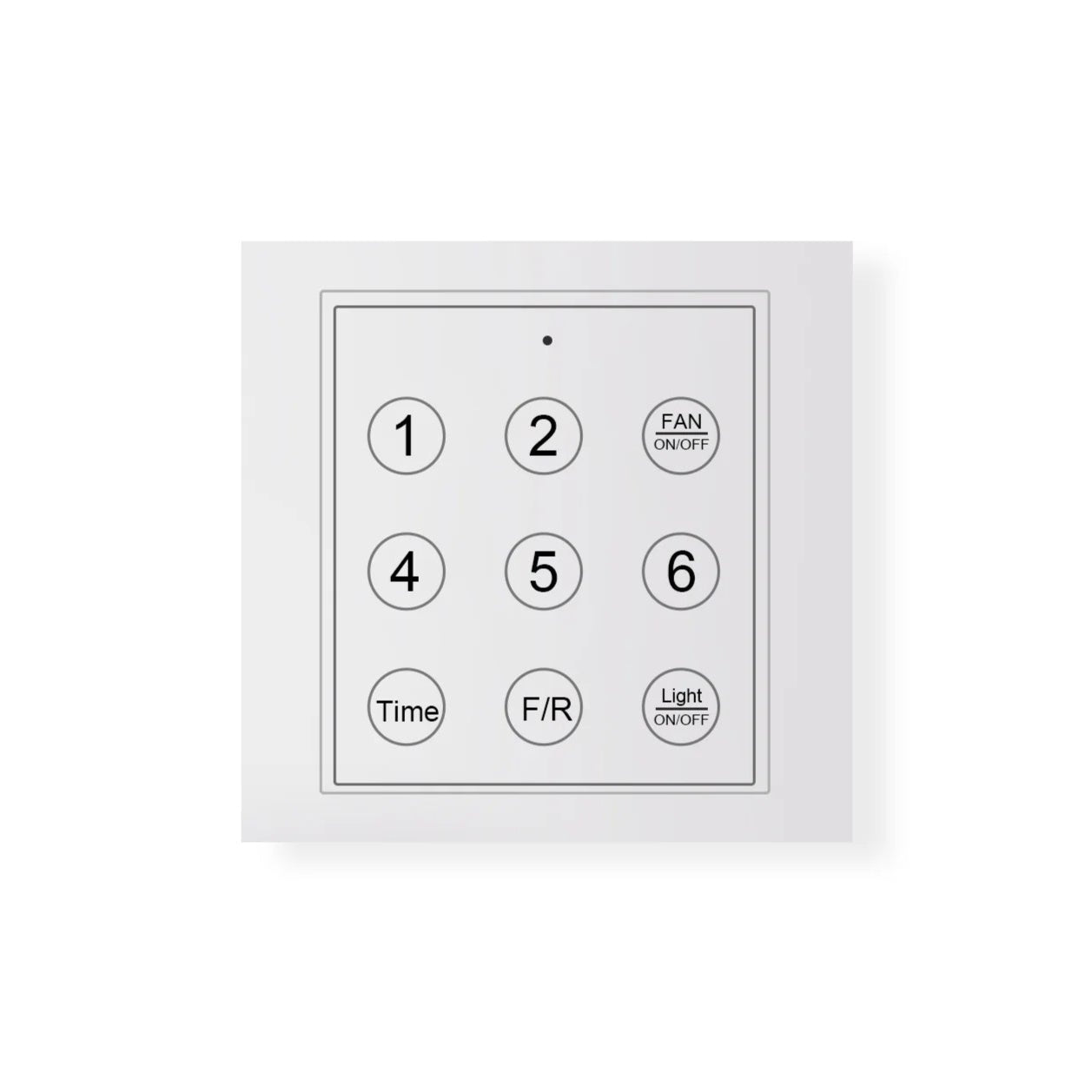 Vecaros Plastic Wall Switch Accessories - Lamp Copper