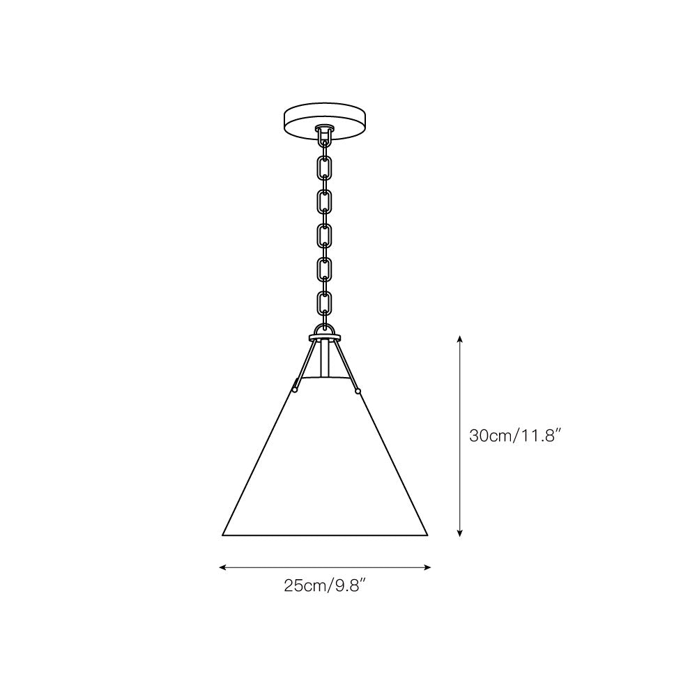 Itale Modern Minimalist Metal Pendant Lamp - Lamp Copper