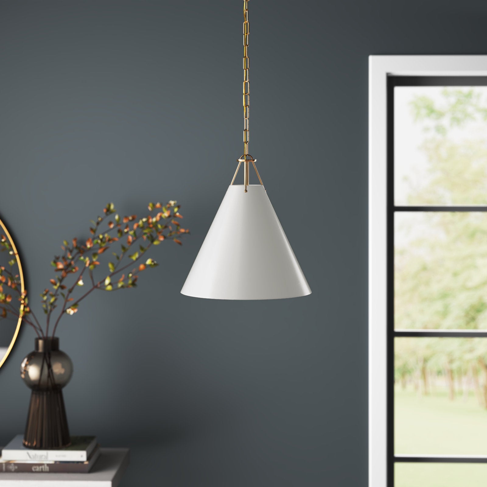 Itale Modern Minimalist Metal Pendant Lamp - Lamp Copper