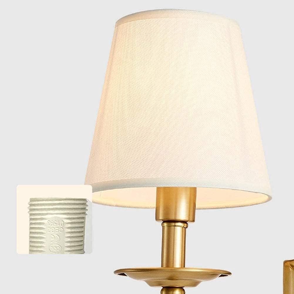 Ilsolion Vintage Industrial Metal Fabric Wall Lamp - Lamp Copper