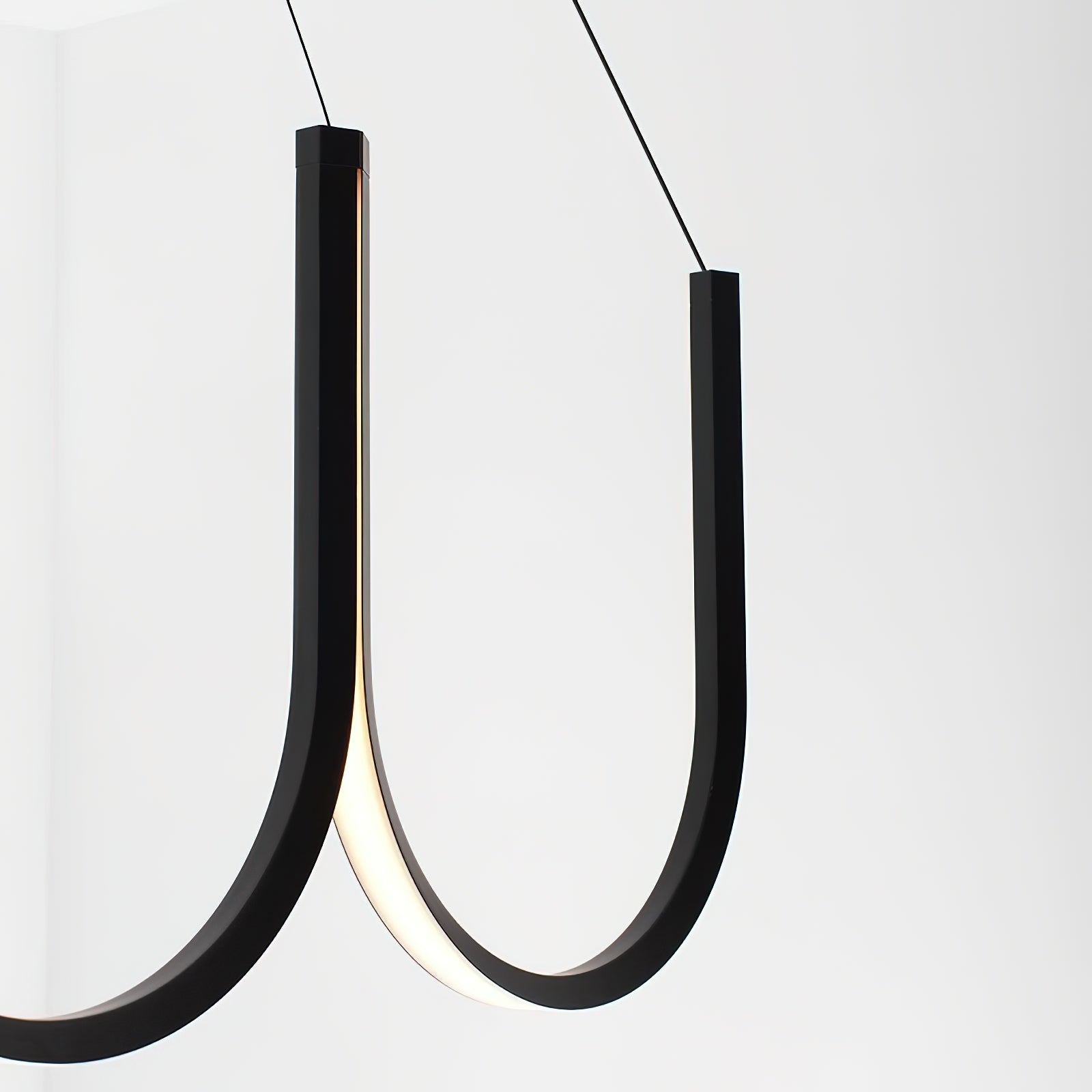 Otheara Modern Minimalist LED Metal Chandelier - Lamp Copper