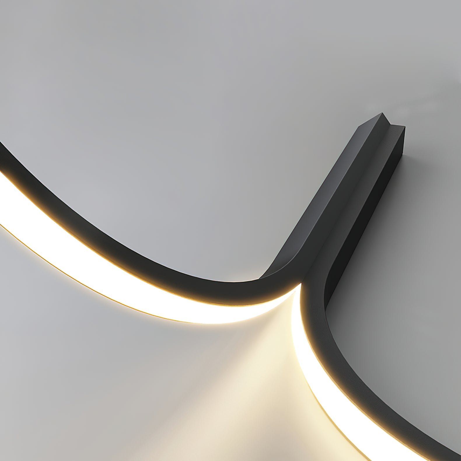 Otheara Modern Minimalist LED Metal Chandelier - Lamp Copper