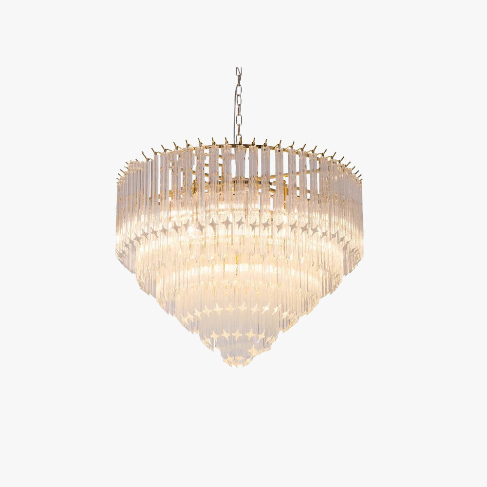 Silva Modern Luxury Art LED Pendant Light Glass Living Room - Letslighting