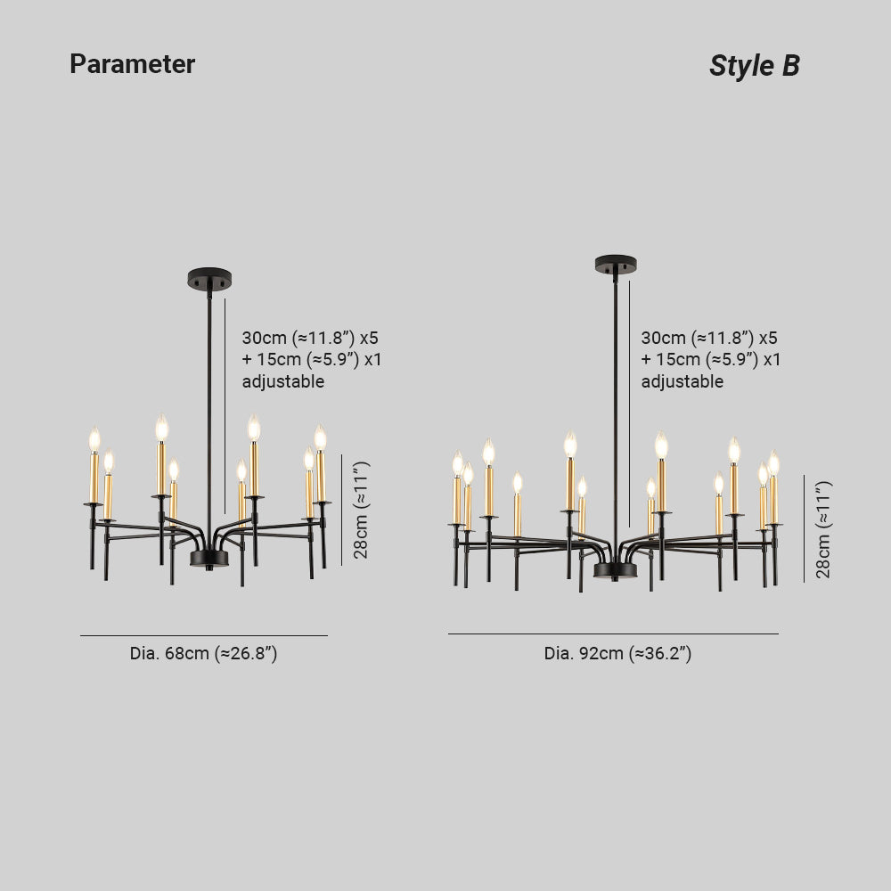 Silva Retro Industrial Pendant Light Metal Living Room - Letslighting