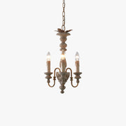 Silva Rustic French Wood Chandelier Living Room Dining Room - Letslighting