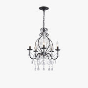 Silva American Crystal Metal Chandelier Restaurant Living Room - Letslighting
