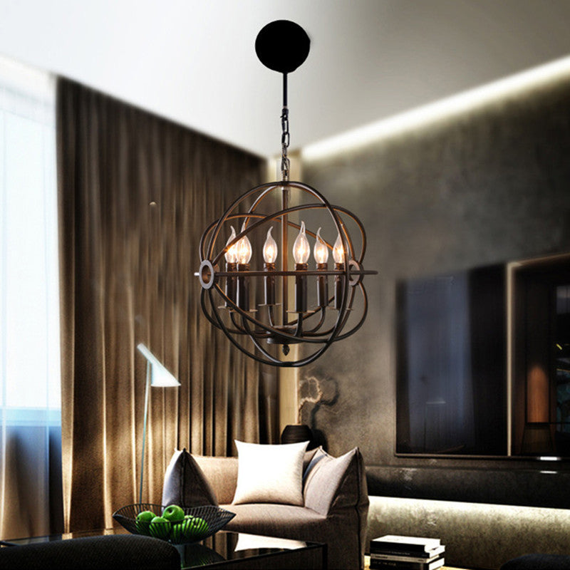Epoch American Chandelier Metal Living Room Bedroom Restaurant - Letslighting